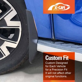 X-CAR Mud Flaps Splash Guards for GWM Cannon-X/Cannon Vanta 2021-2025 Mudguard Fender Front and Rear Set of 4