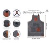 One Size Fits Utility Apron | Adjustable Cross-Back Straps |