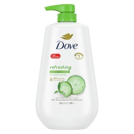 Dove Body Wash Refreshing Cucumber and Green Tea, 30.6 fl oz
