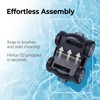 Hinice Cordless Robotic Pool Cleaner,Automatic Pool Vacuum Robot for In-Ground/Above