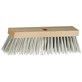 Osborn 1102016 Steel Wire Broom, Silver/Beige, 100 mm