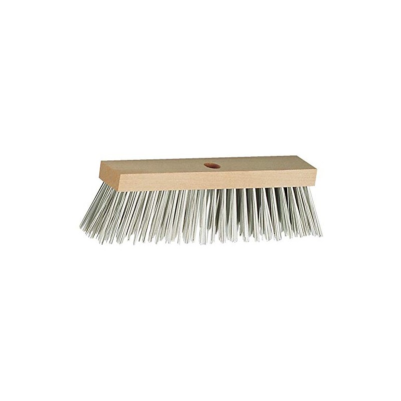 Osborn 1102016 Steel Wire Broom, Silver/Beige, 100 mm