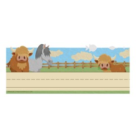 Eureka 843247 Wild Wild West Student Nameplates for Classrooms and Desks, 9.5" x 6.5", Multicolor, 36 Pieces