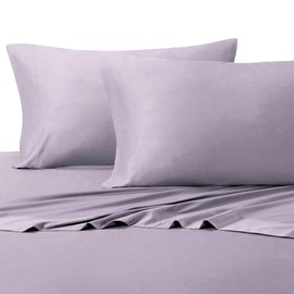 Royal Hotel Bedding ABRIPEDIC Tencel Sheets, 600 Thread Count Silky Soft and Naturally Pure Fabric, 100% Woven Tencel Lyocell Sheet Set, 4PC Set, Top Split-King Size, Iris