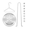 Intetiow Stainless Steel Turkey Chicken Fryer Accessory, Turkey Fryer Rack