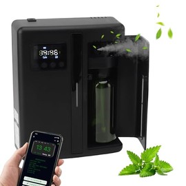 Longzhuo Difusor para el Hogar Smart Scent Air Machine Automático,Aceite Esencial atomizador,Difusor de Aromas con Tecnología de Nebulización para Home Hotel Bar KTV