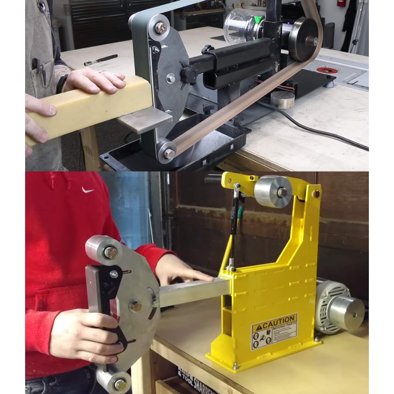 Belt Grinder D-backing plate for 2x72" knife making grinder with