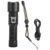 XHP90 Flashlight Zoomable Focusing USB Rechargeable TypeC Rechargeable Torch Outdoor