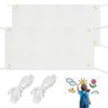 HESUSUSI 2 Sets Blank Banner White, 180 x 100 cm