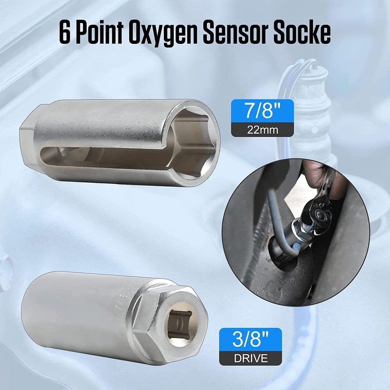 5PCS Oxygen Sensor Socket Set - MOTOCOCHE O2 Oxygen Sensor