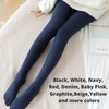 hi!mom Girls Plain Microfiber Opaque Tights 50 Den Kids Soft