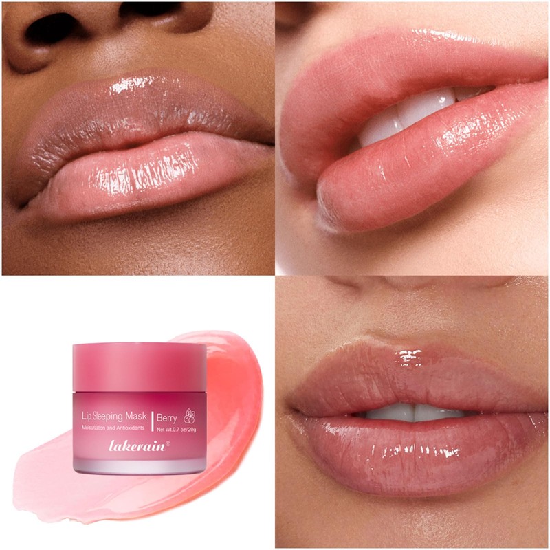 Hydrating Sleeping Lip Mask for Intense Overnight Moisture (Grape)