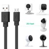 Smays 25 ft Micro USB Extension Cable Compatible with Wyze