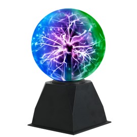 Riserva Plasma Ball 6 Inch Plasma Ball Light Magic Sphere Lighting Crystal Lamp for Children, Party, Decorations, Bedroom, Home & Gifts (3 Colours)