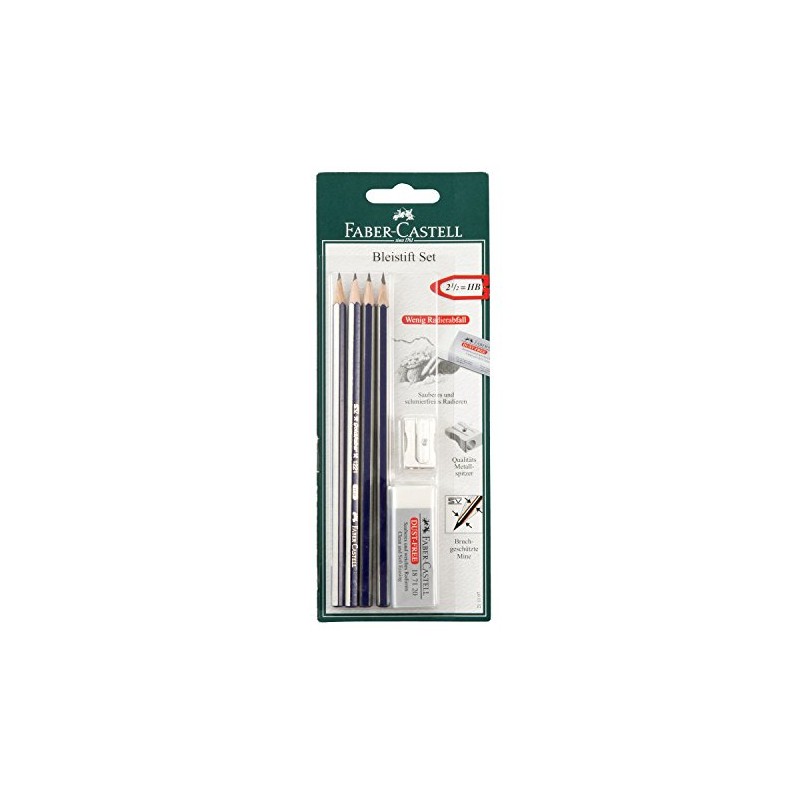 Faber Castell 211197 "Goldfaber" Pencil-Set (Pack of 6)