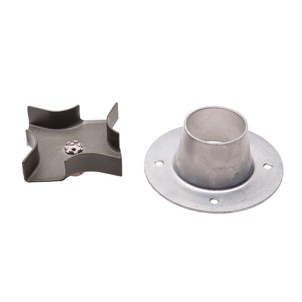 Moultrie Metal Spinner Plate & Funnel Kit | Powder-Coated Metal | 4 outlets