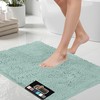 GORILLA GRIP Bath Rug Mat 48x24, Soft Absorbent Chenille, Quick