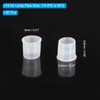 PATIKIL Lamp Pipe Cord Protector, 50 Pcs Plastic Tube Hole