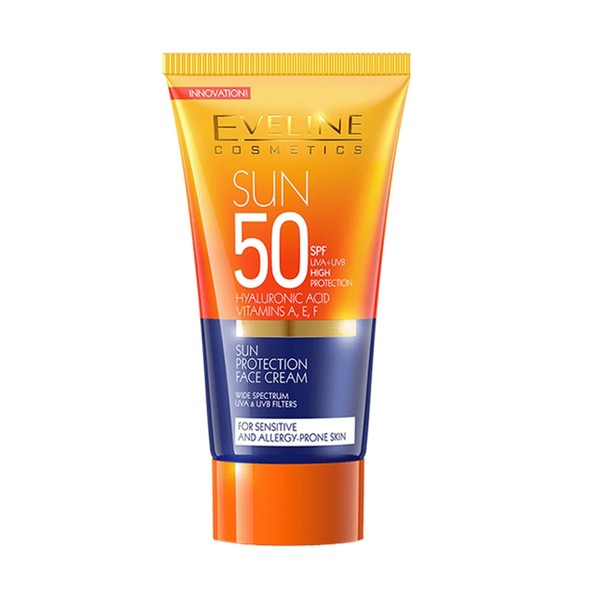 Eveline Cosmetics Sun Protection Face Cream SPF 50 UVA+UVB High