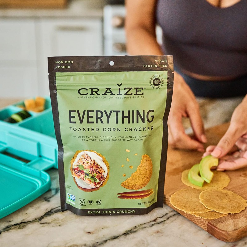 Craize Everything Crisps | Gluten Free, Vegan, Kosher, Toasted Corn