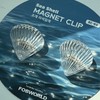 SEA Shell Magnetic Clip (4PCS,Clear)