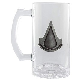 GC GAVENO CAVAILIA Assassins Creed, Logo Stein Glass, Multi-Colour, 74 x 15 x 14 cm