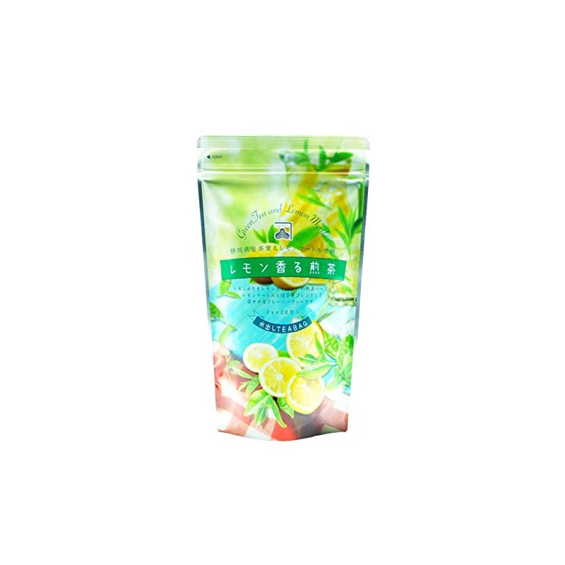 Kanematsu Seicha Cold Brew Lemon Scented Sencha Tea Bag, 2.1