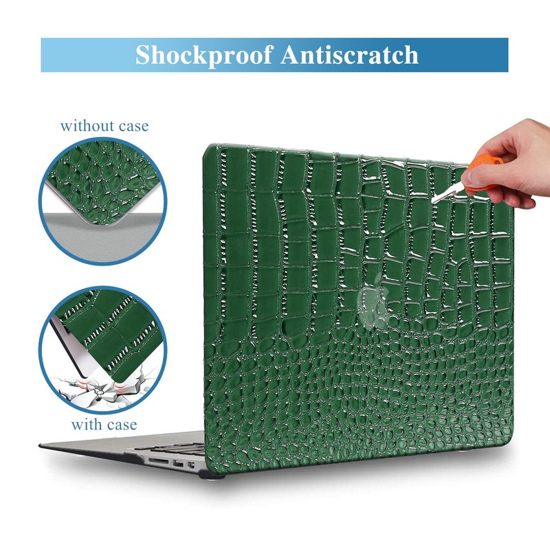 KEROM Crocodile Case for MacBook Pro 14 Inch 2024-2021 M4