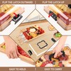 CAWIU Charcuterie Board with Lid and Handle - Portable Travel