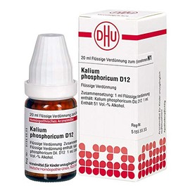 DHU Potassium Phosphoricum D12 Dilution, 20 ml Solution