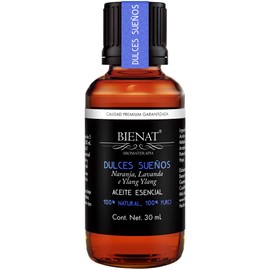 Bienat Aromaterapia Mezcla de Aceites Esenciales Dulces Sueños I (Lavanda, Naranja e Ylang Ylang) 30mL