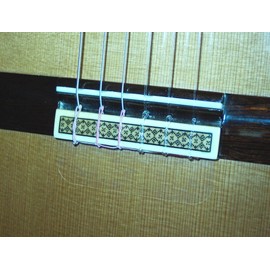 Classical Guitar Soundboard Protectors- Behind Bridge String Tie Guard -3 ea.