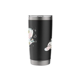 Platypus Floral - Zookeeper Animal Lover Marine Biologist Stainless Steel Insulated Tumbler