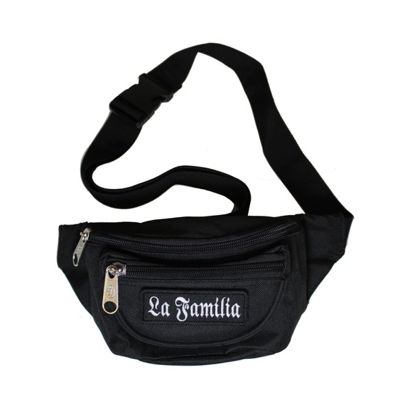 La Familia Bum Bag in Black I Belt Bag with