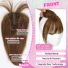 Iwig Hair Toppers for Women Real Human Hair 3D Cover