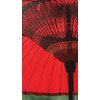 Cosmo 91055 Noren Japanese Umbrella, Red, Approx. 33.5 x 59.1