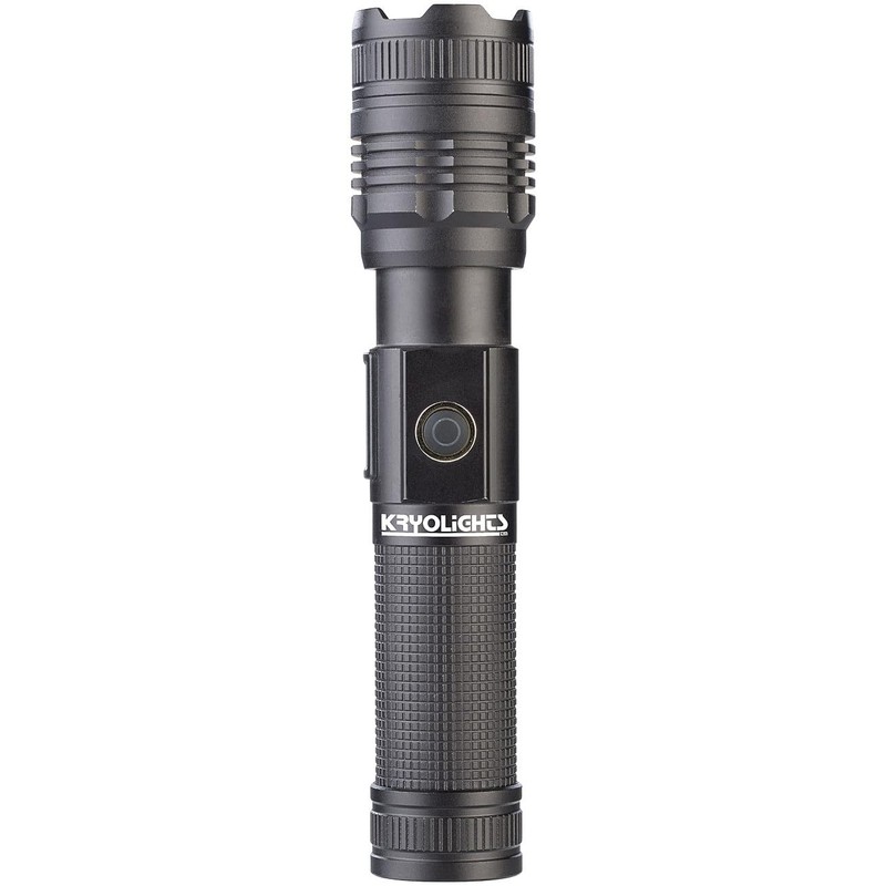 KryoLights Emergency Flashlight:12W 800 Lumens Smart Flashlight with SOS Emergency