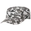Army Camouflage Washed Cap urban cap army cap (One Size