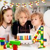 Baquler Building Block Light up Number Birthday Decoration Sign Marquee