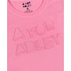 A FOR ADLEY 3D Logo Embossed Tees with The Adley