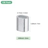 M METERXITY 150-Pack Aluminum Crimping Loop Sleeves, 2mm 5/64" Single