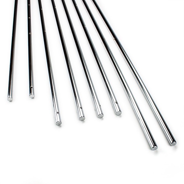 Brybelly Solid 5/8-Inch Steel Rods for Standard Foosball Tables (Set of 8)