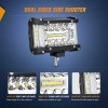 Nilight Side Shooter LED Light Bar 2PCS 4.3Inch Triple Row