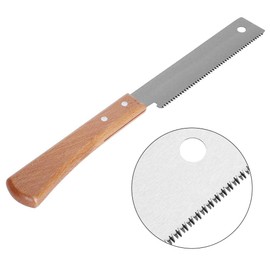 Kadimendium Small Hand Saw Wooden Handle Accurate Household Jigsaw Japanese Pull Saw Woodworking Flush Cut Trimming Tool 12 Inch