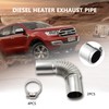 QKWL 2PCS Diesel Heater Exhaust Pipe, Diesel Heater Accessories, Diesel