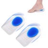 1 Pair Gel Heel Cups Plantar Fasciitis Inserts Pads for