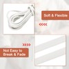 sourcing map Flat Leather Cord, 3.3 Yard 3mm Leather String