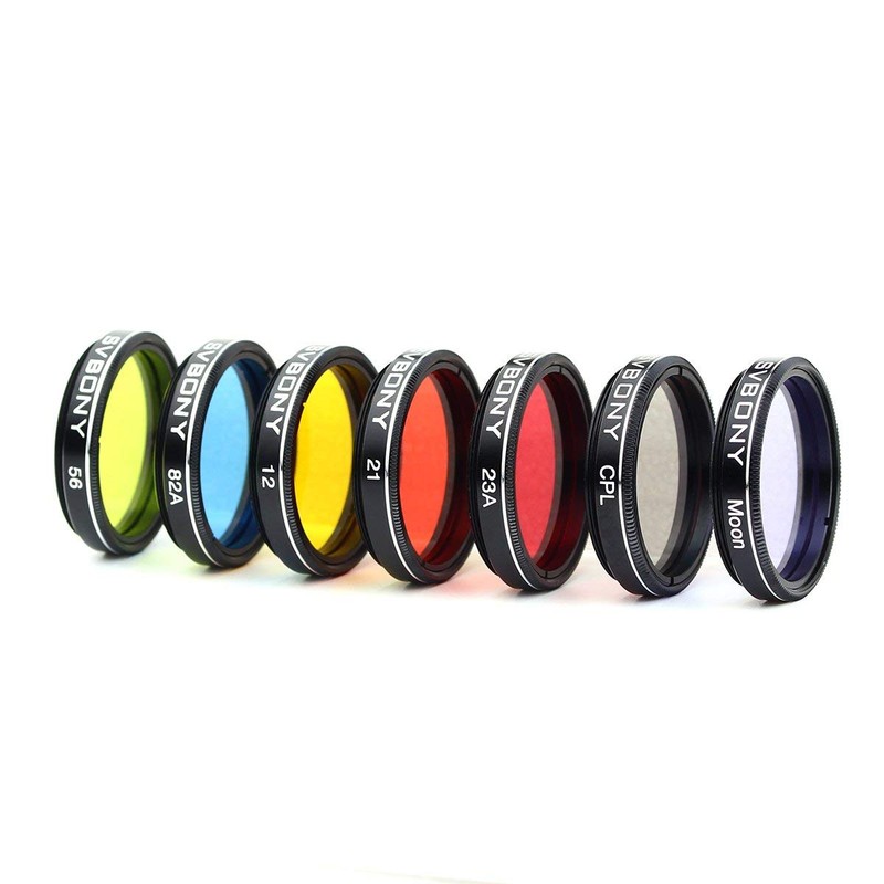 Svbony Filter Set 1.25 Inch 7-Piece Eyepiece Filter Set Moon