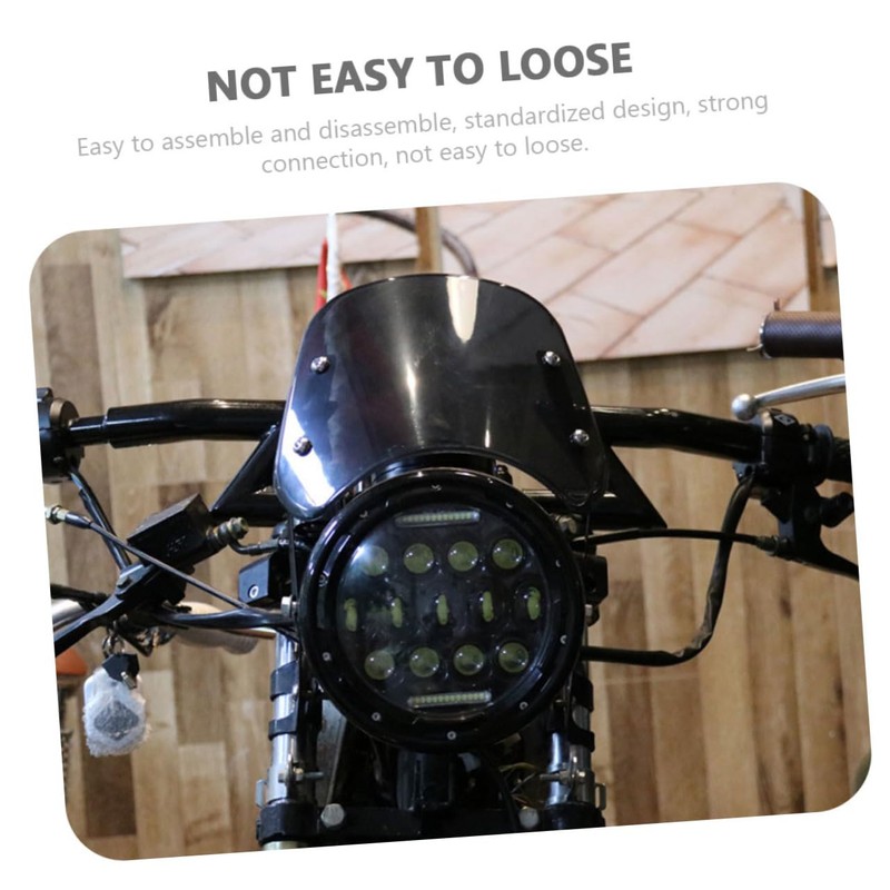 ULTECHNOVO Motorbike Windshield Wind Deflector Motorcycle Windscreen for Enhanced against