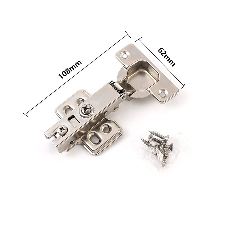 Kitchen Soft Close Cabinet Hinges, Kitchen Cabinet Frameless Hinges,4 Pcs